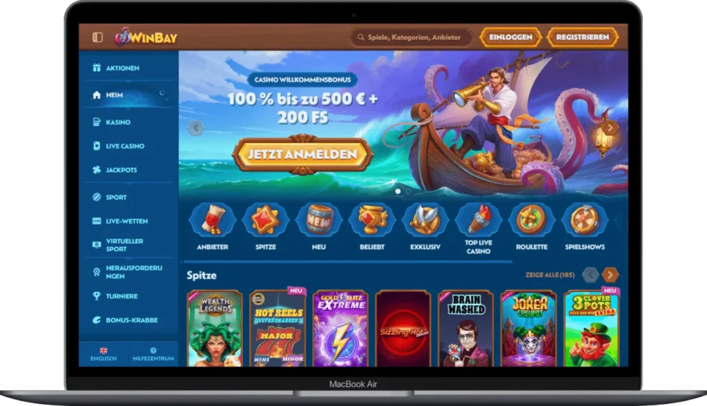 Spielautomaten-Spiele bei Winbay Casino