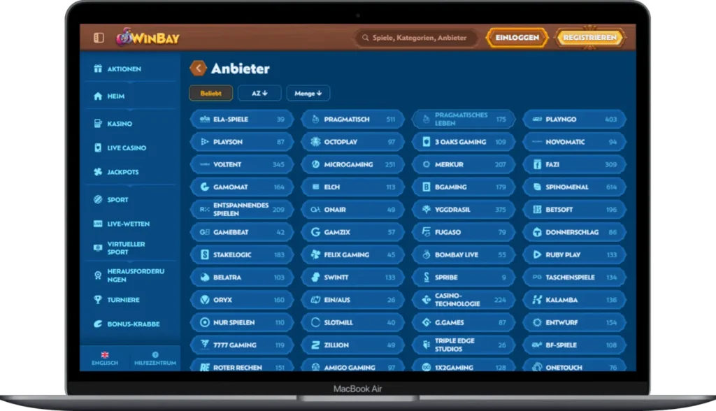Winbay Casino-Anbieter
